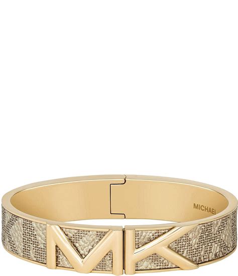 michael kors gold bangle logo|michael kors gold bangle poshmark.